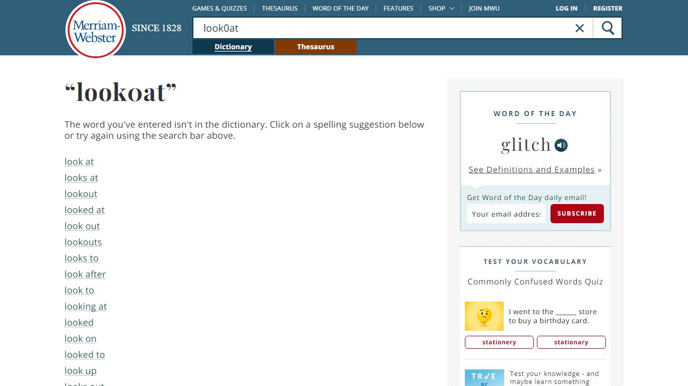 Look at Definition & Meaning - Merriam-Webster